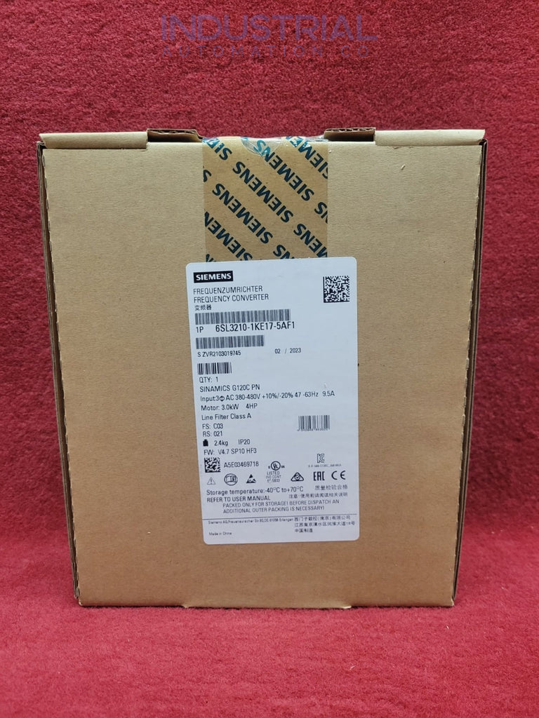 Siemens 6Sl3210-1Ke17-5Af1