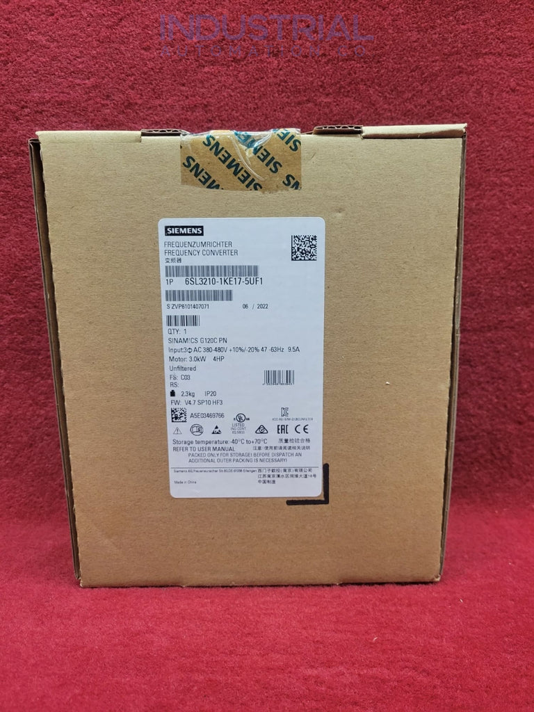 Siemens 6Sl3210-1Ke17-5Uf1
