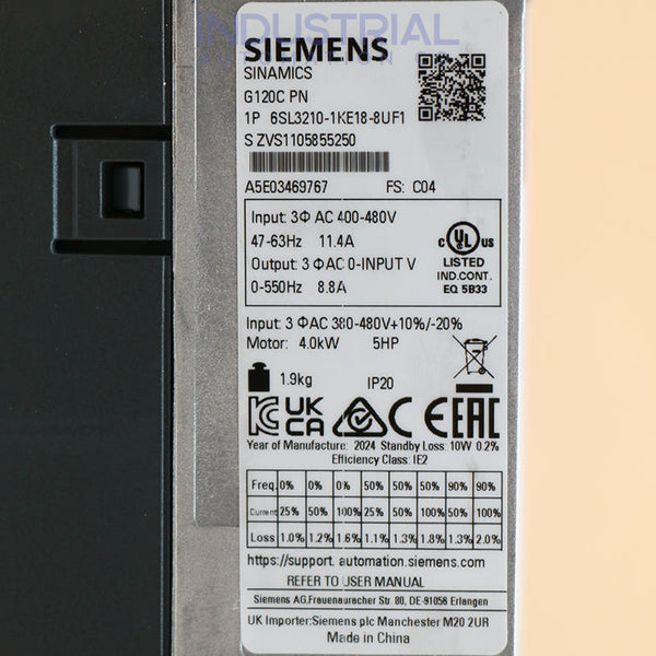 Siemens 6SL3210-1KE18-8UF1 New