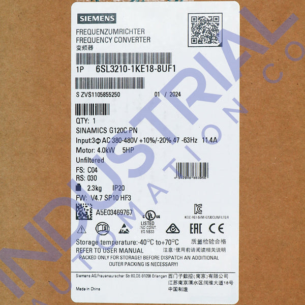 Siemens 6SL3210-1KE18-8UF1 New