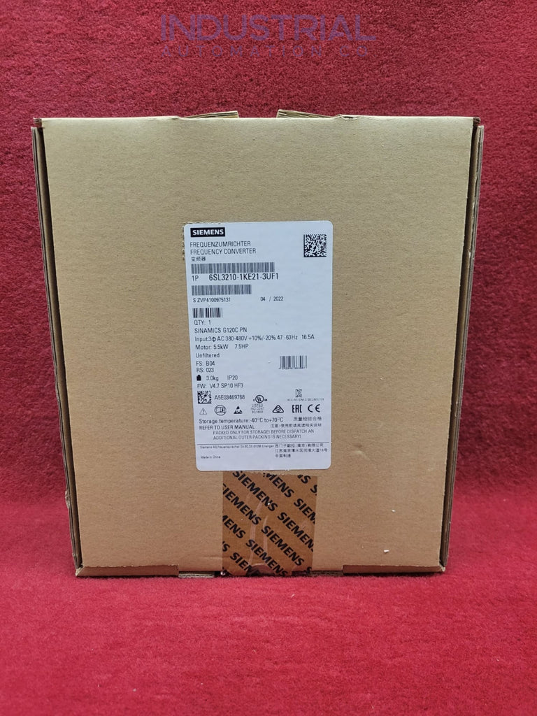 Siemens 6Sl3210-1Ke21-3Uf1