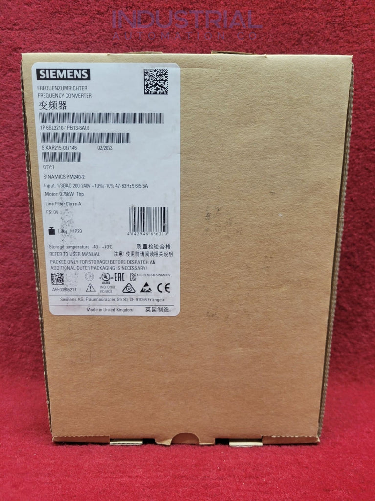 Siemens 6Sl3210-1Pb13-8Al0