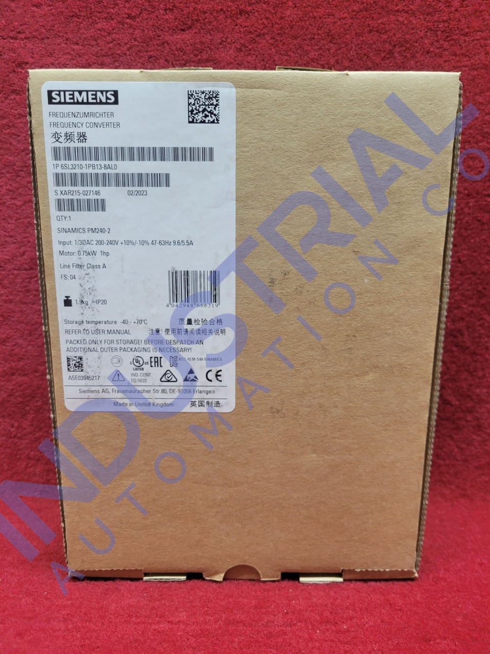 Siemens 6Sl3210-1Pb13-8Al0