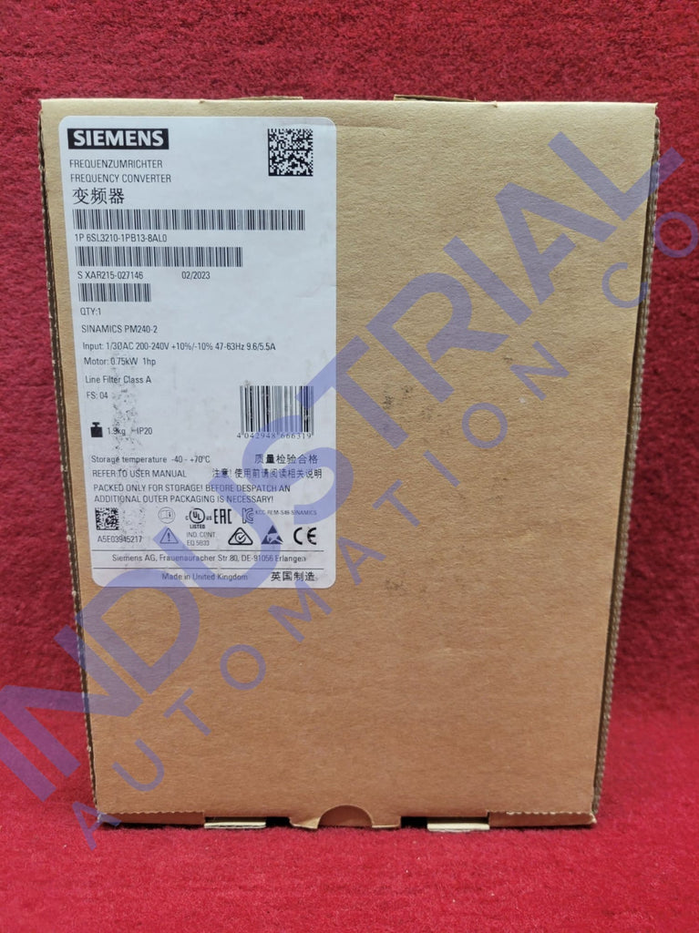 Siemens 6Sl3210-1Pb13-8Al0