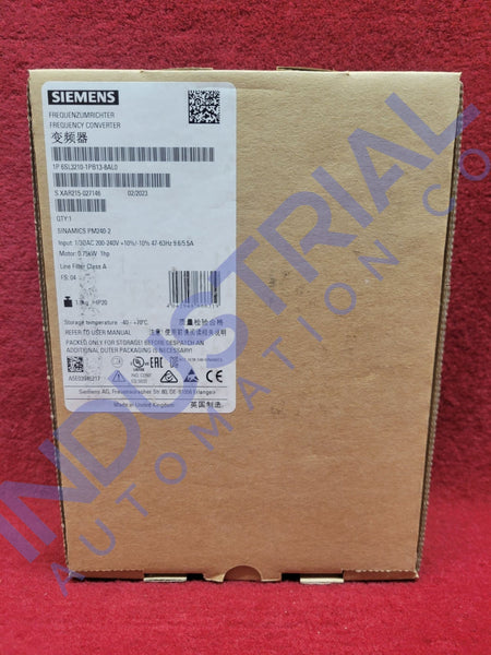 Siemens 6Sl3210-1Pb13-8Al0