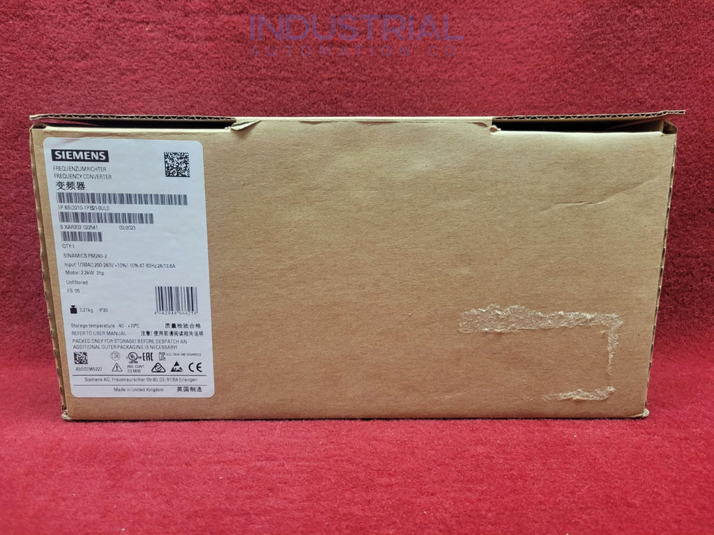 Siemens 6Sl3210-1Pb21-0Ul0