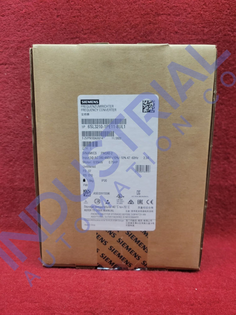 Siemens 6Sl3210-1Pe11-8Ul1