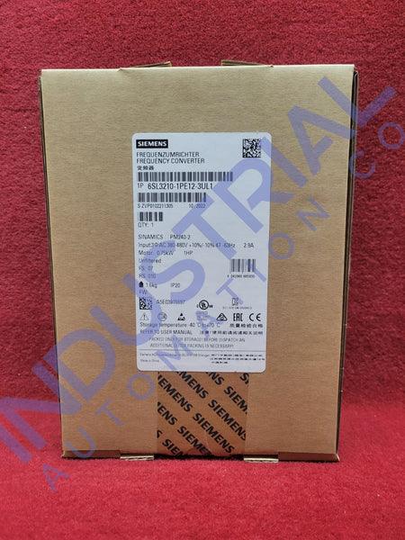 Siemens 6Sl3210-1Pe12-3Ul1