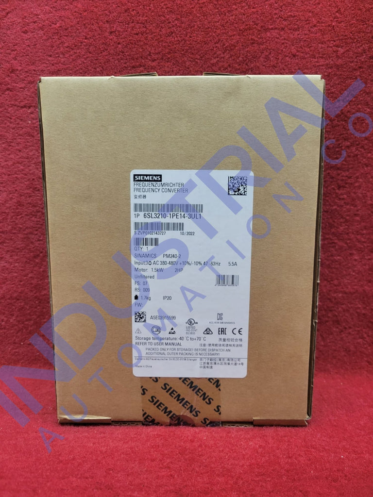 Siemens 6Sl3210-1Pe14-3Ul1
