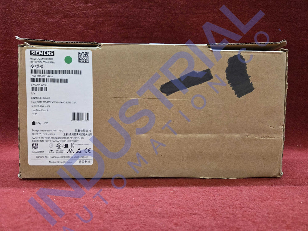 Siemens 6SL3210-1PE21-4AL0