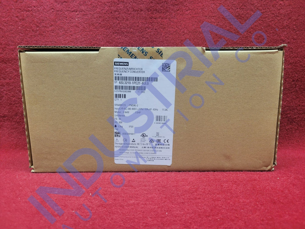 Siemens 6Sl3210-1Pe21-4Ul0