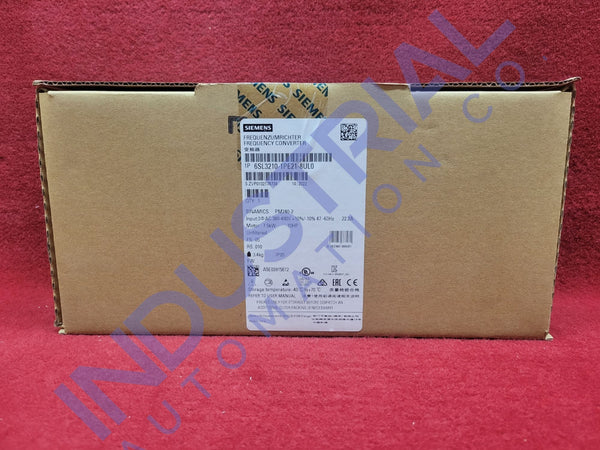 Siemens 6Sl3210-1Pe21-8Ul0
