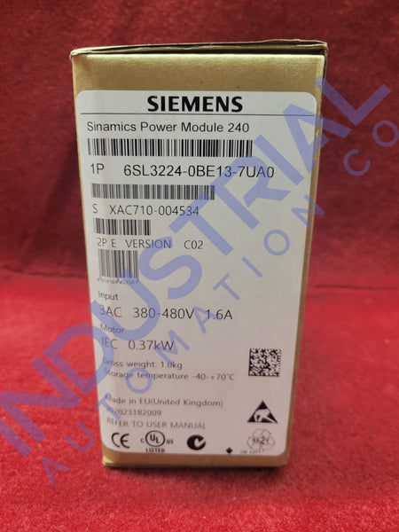 Siemens 6SL3224-0BE15-5UA0 Factory Sealed Business & Industrial