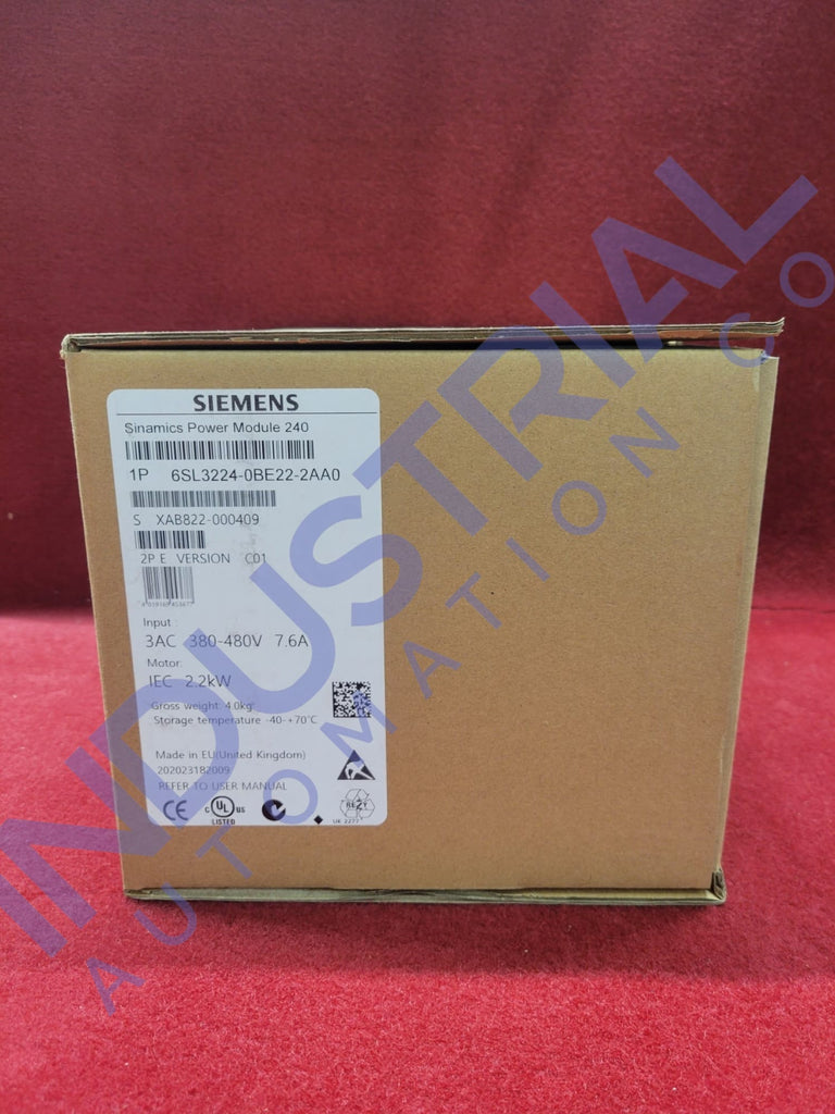 Siemens 6SL3224-0BE22-2AA0 Business & Industrial