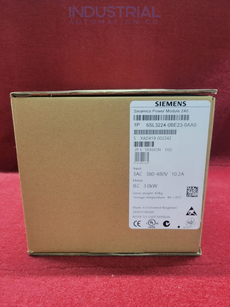 Siemens 6SL3224-0BE23-0AA0 Business & Industrial