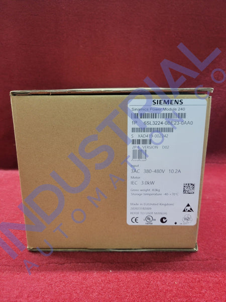 Siemens 6SL3224-0BE23-0AA0 Business & Industrial