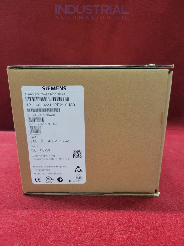 Siemens 6Sl3224-0Be24-0Ua0 Industrial Automation