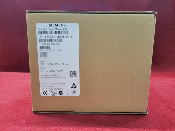 Siemens 6SL3224-0BE25-5AA0 Business & Industrial