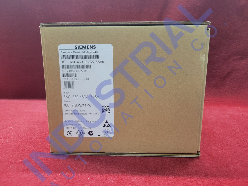 Siemens 6SL3224-0BE27-5AA0 Business & Industrial