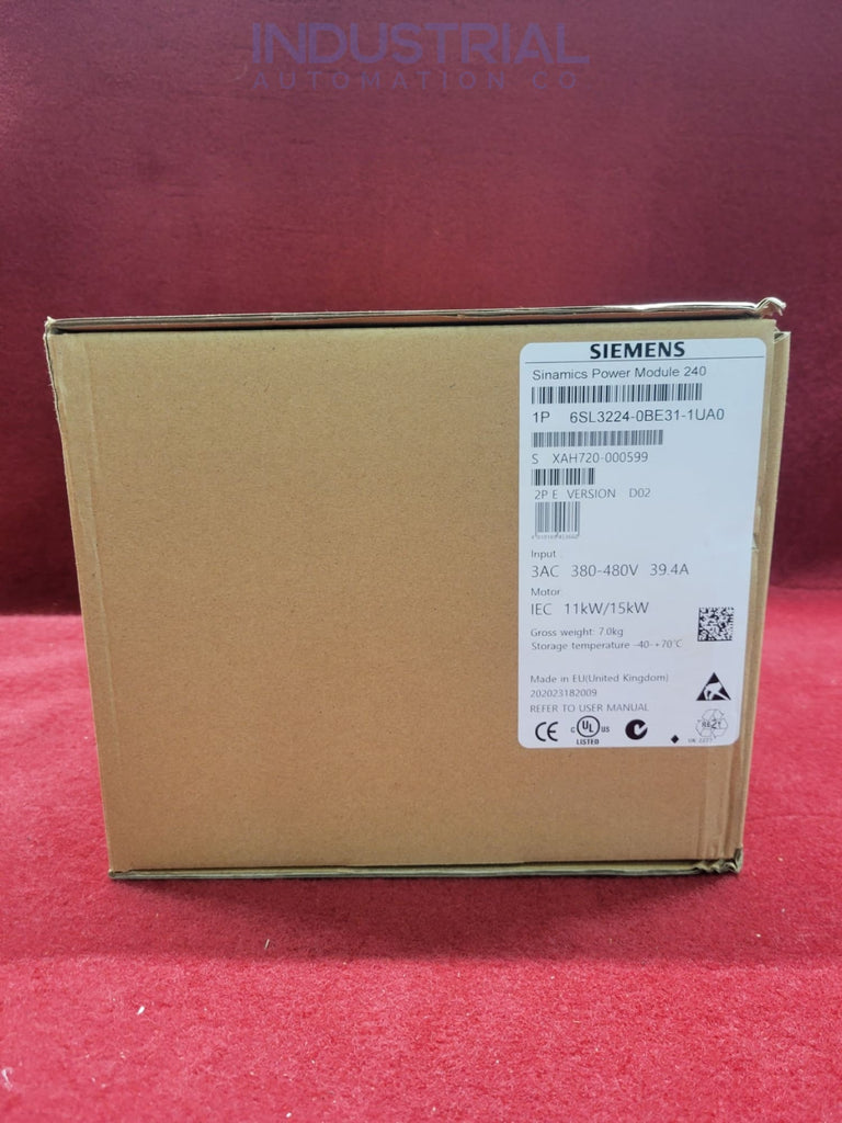 Siemens 6SL3224-0BE31-1UA0 Business & Industrial