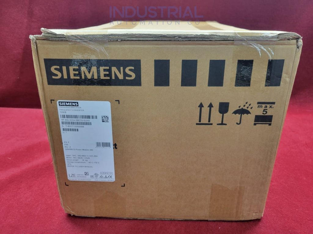 Siemens 6Sl3224-0Be33-0Ua0 New