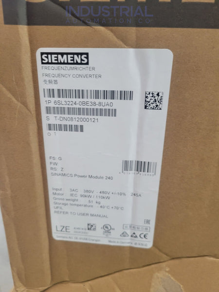 Siemens 6Sl3224-0Be38-8Ua0
