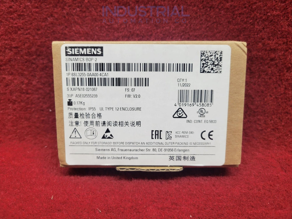 Siemens 6Sl3255-0Aa00-4Ca1
