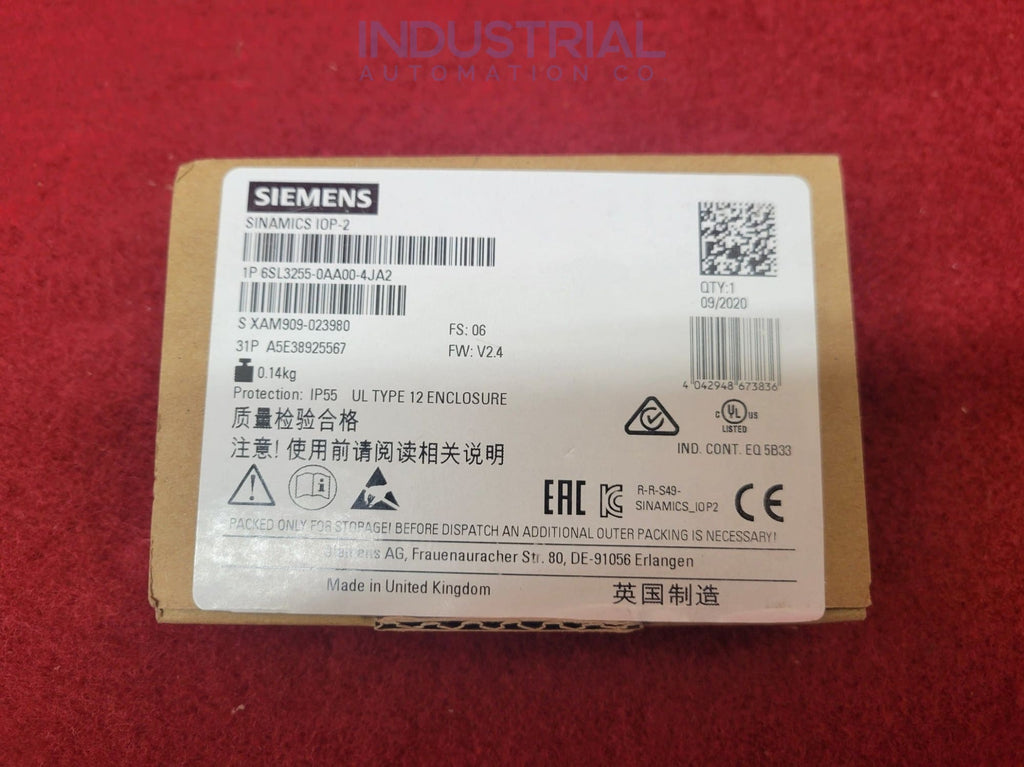 Siemens 6Sl3255-0Aa00-4Ja2