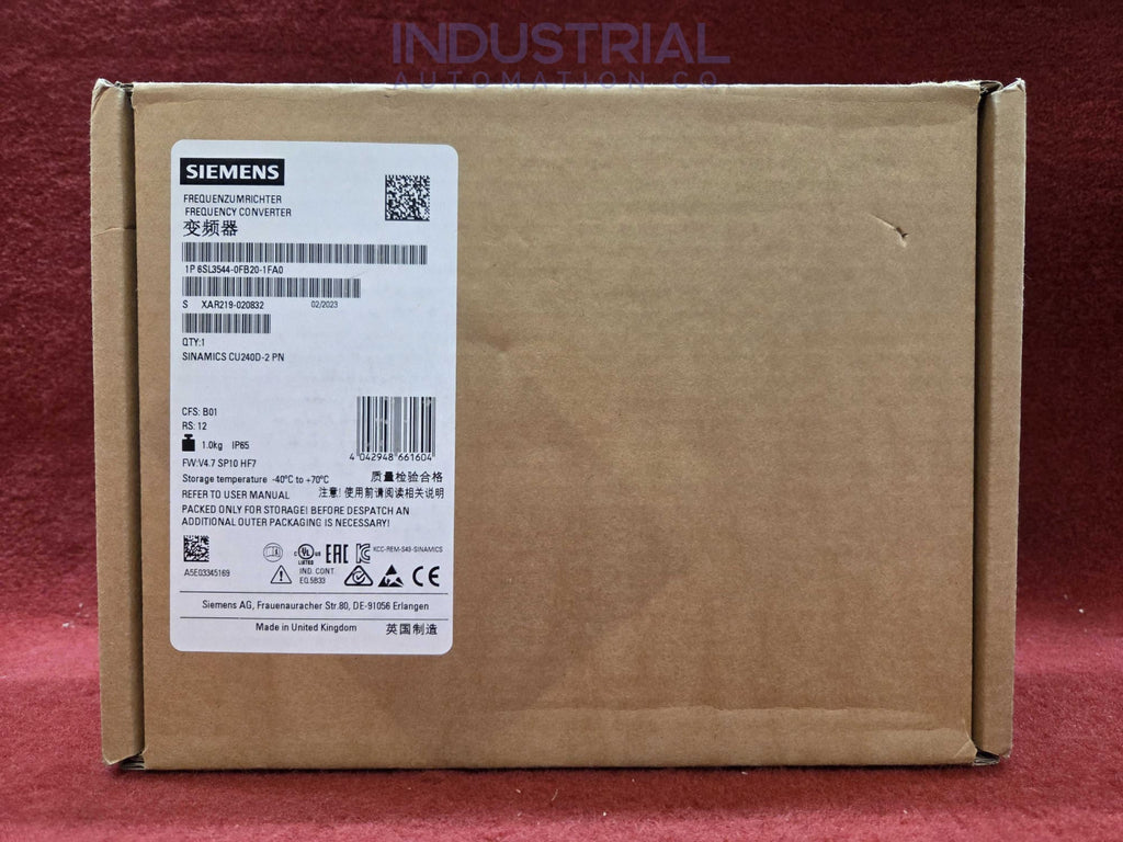 Siemens 6SL3544-0FB20-1FA0 New Business & Industrial