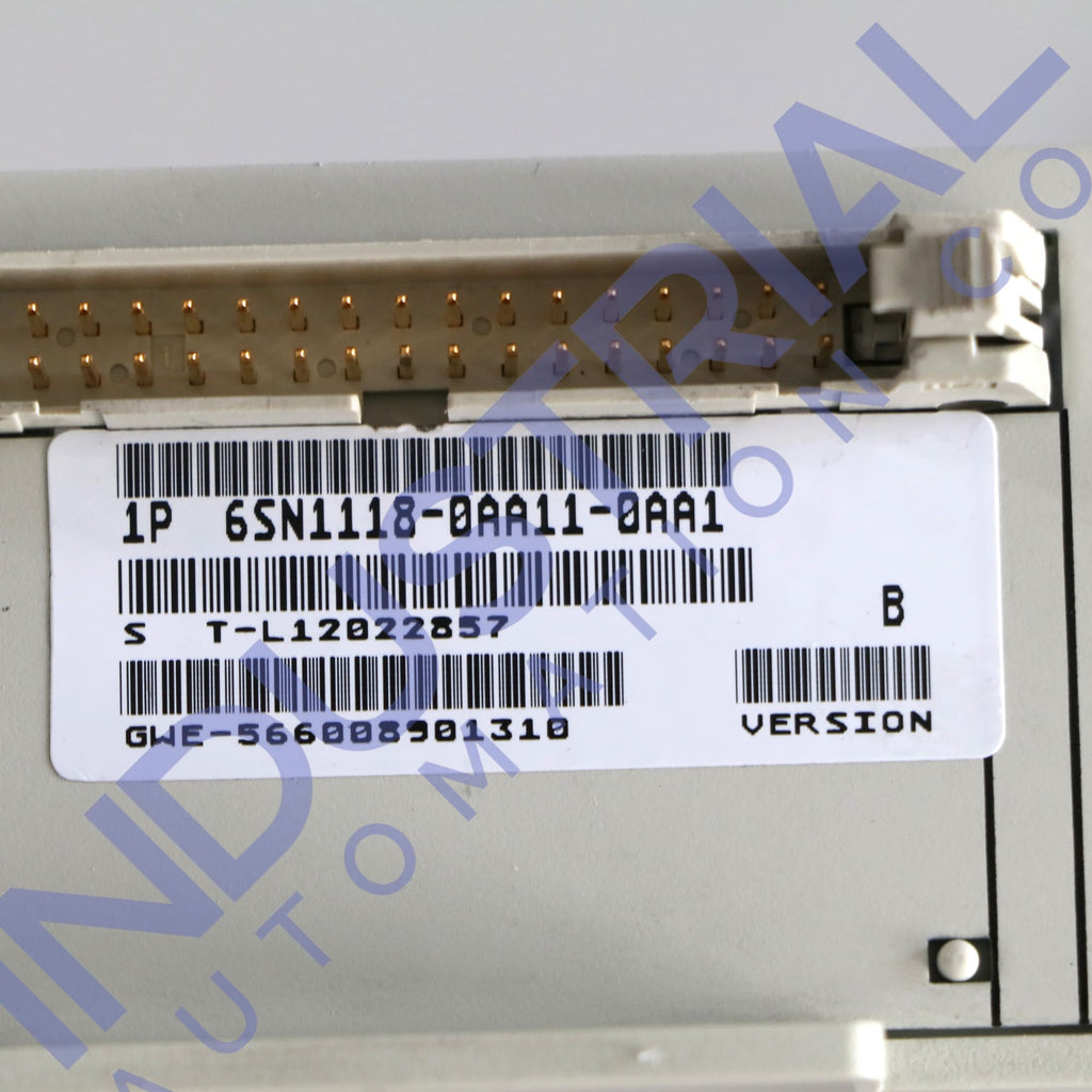 Siemens 6SN1118-0AA11-0AA1 IAC Certified Refurbished
