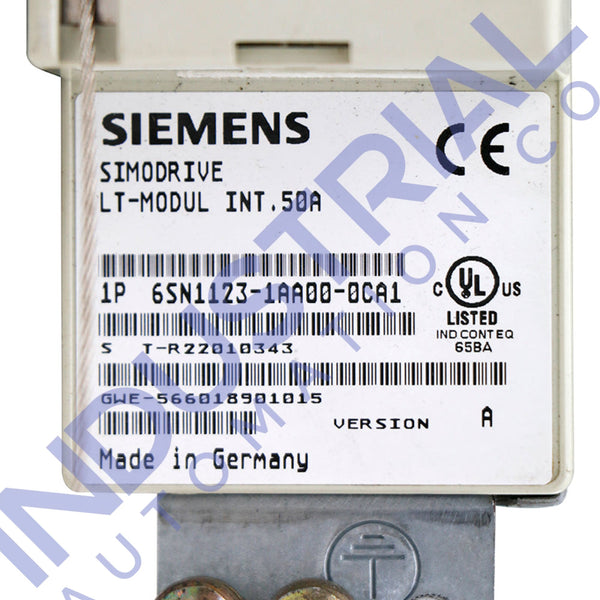 Siemens 6SN1123-1AA00-0CA1 IAC Certified Refurbished