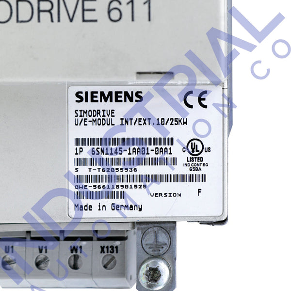 Siemens 6SN1145-1AA01-0AA1 IAC Certified Refurbished