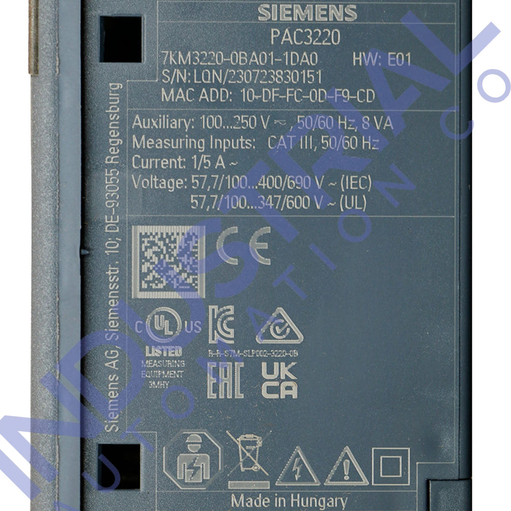 Siemens 7KM3220-0BA01-1DA0 New Business & Industrial