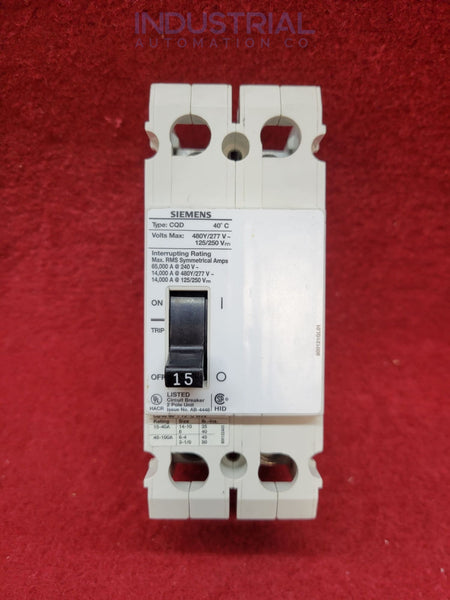 Siemens CQD215 IAC Certified Refurbished