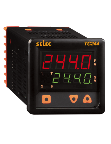 Altech TC244AX-CU Double Affichage, Régulateur de Température à 2 Sorties
