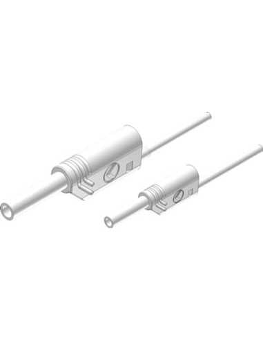 Altech 975163107 Cordon de test MÂLE S WS 2-4 100/1 BLANC - Lot de 25