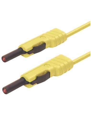Altech 973646103 Cordon de test MLB 100/1 V JAUNE - Lot de 25