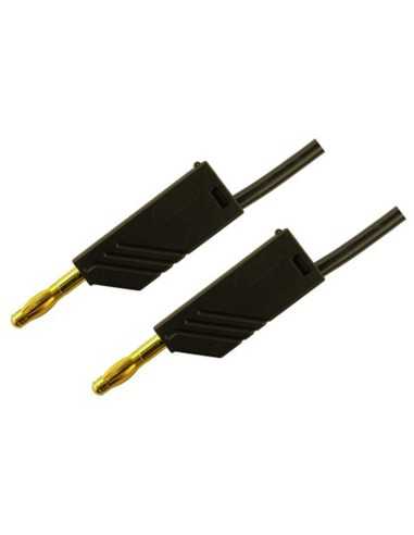 Altech 934063700 Cordon de test MLN 100/2.5 Au NOIR - Lot de 25