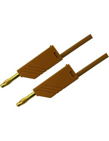 Altech 934063705 Cordon de mesure MLN 100/2.5 Au MARRON - Lot de 25