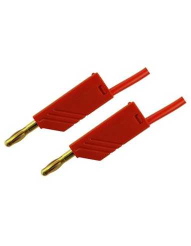 Altech 934063701 Cordon de test MLN 100/2.5 Au ROUGE - Lot de 25