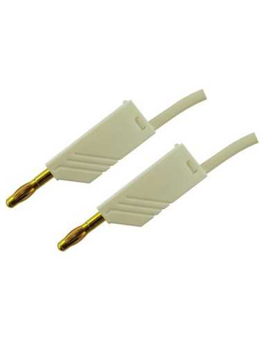 Altech 934063707 Cordon de test MLN 100/2.5 Au BLANC - Lot de 25