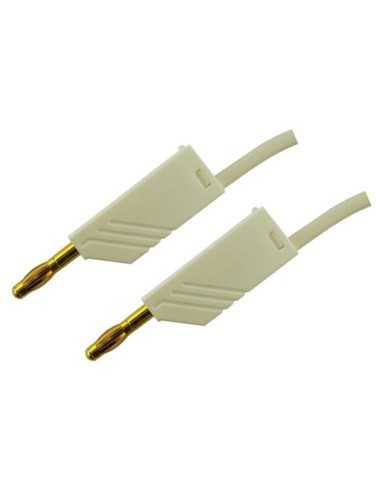 Altech 934507707 Cordon de test MLN 150/2.5 Au BLANC - Lot de 25