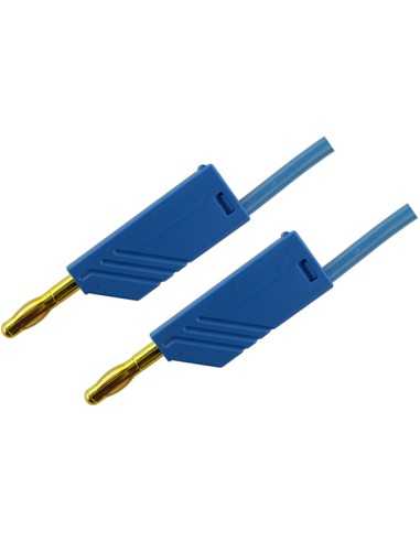 Altech 934059702 Cordon de test MLN 25/2.5 Au BLEU - Lot de 25