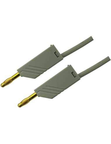 Altech 934059706 Cordon de test MLN 25/2.5 Au GRIS - Lot de 25
