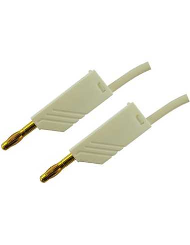 Altech 934059707 Cordon de test MLN 25/2.5 Au BLANC - Lot de 25