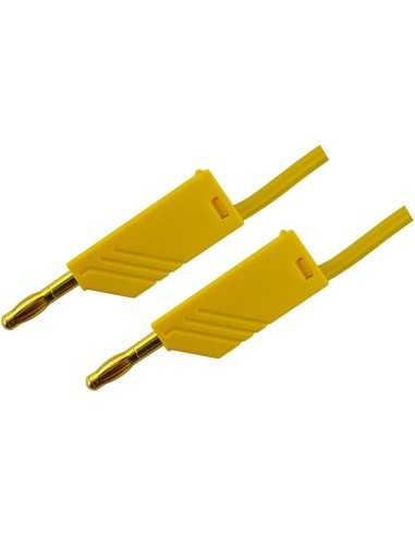 Altech 934059703 Cordon de test MLN 25/2.5 Au JAUNE - Lot de 25