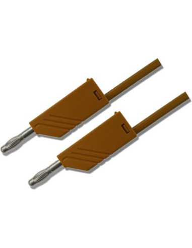 Altech 934059105 Câble de test MLN 25/2.5 BRUN - Lot de 25
