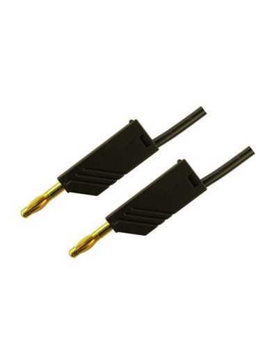 Altech 934061700 Cordon de test MLN 50/2.5 Au NOIR - Lot de 25