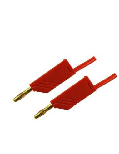 Altech 934061701 Cordon de test MLN 50/2.5 Au ROUGE - Lot de 25