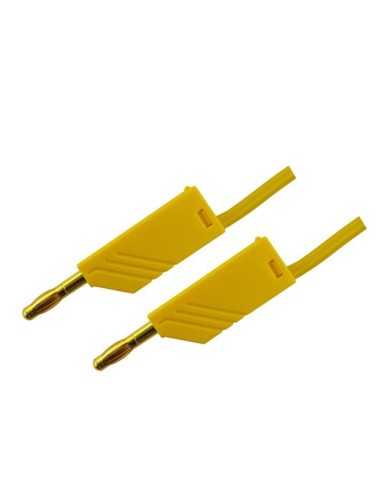 Altech 934061703 Cordon de test MLN 50/2.5 Au JAUNE - Paquet de 25